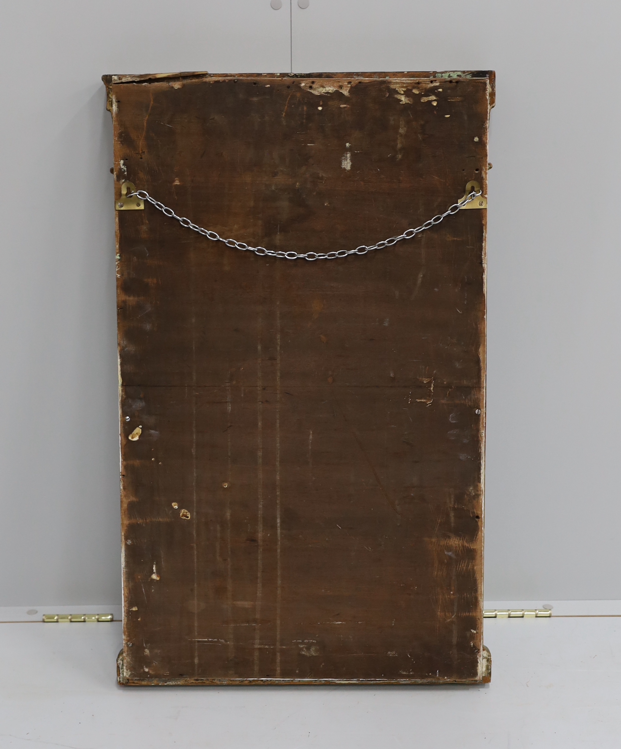 A Regency giltwood pier glass, width 52cm, height 84cm